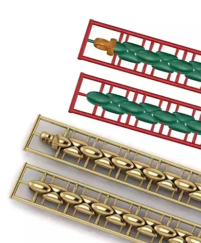 UNIQUE DIRECT CASTING CHAIN LINK FOR ALL JEWELRY METAL 3D print model
