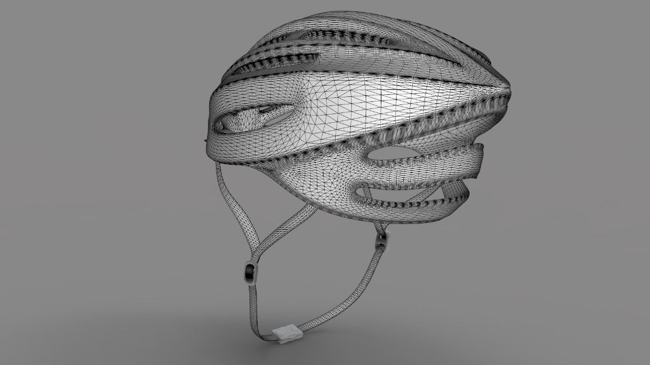 Bicycle helmet  3D model_5
