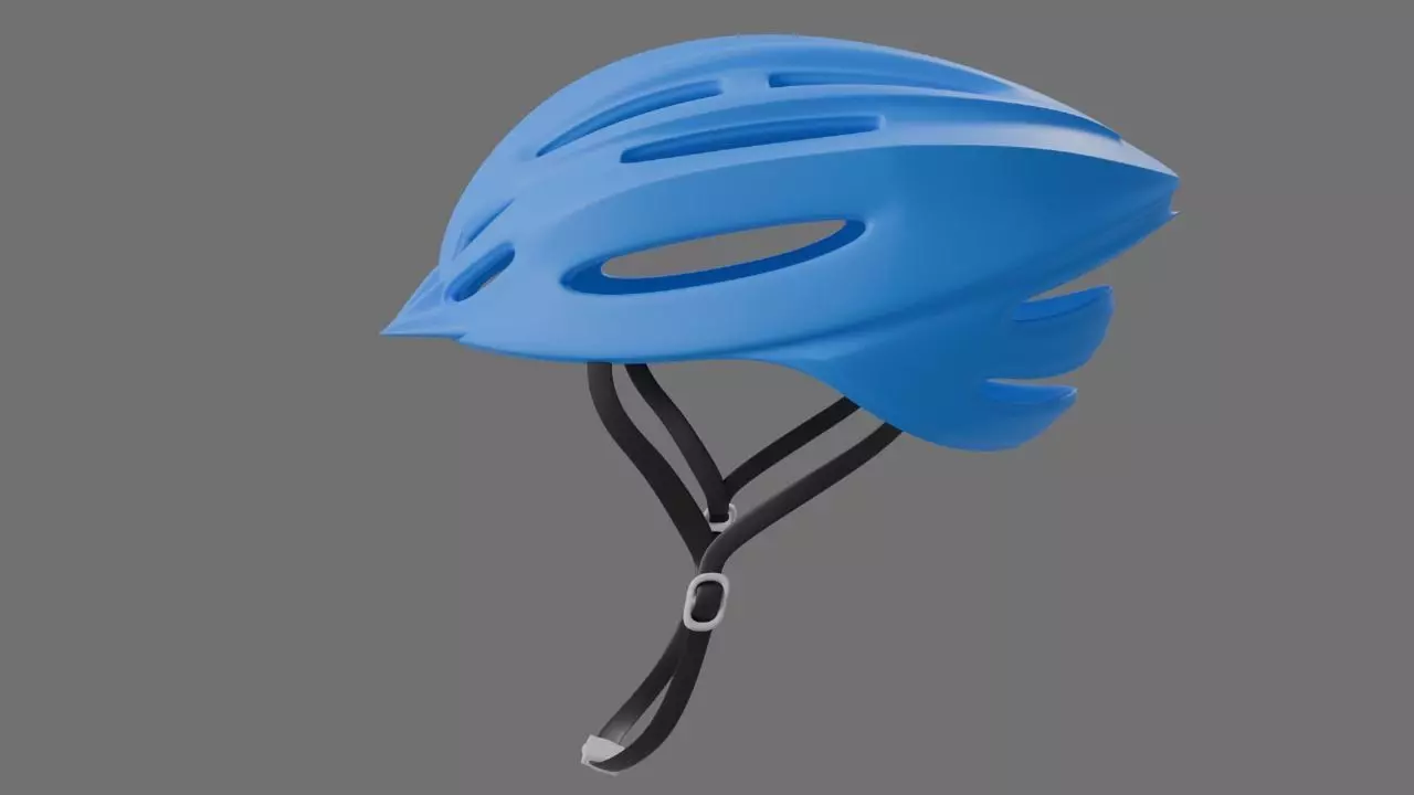 Bicycle helmet  3D model_0