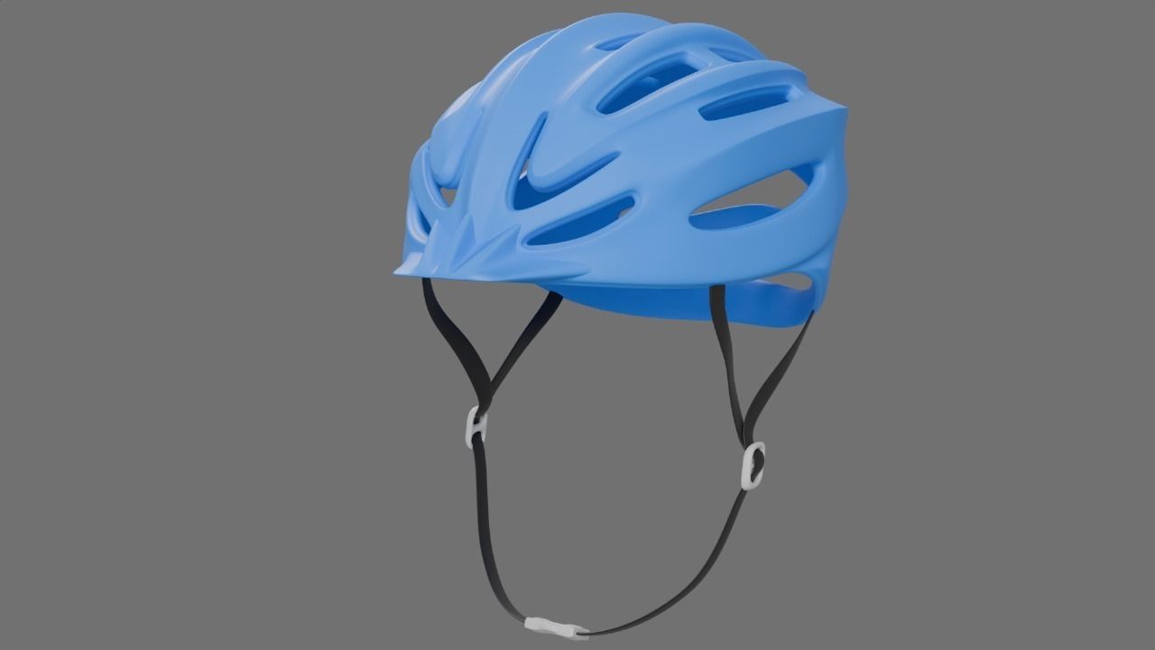Bicycle helmet  3D model_2