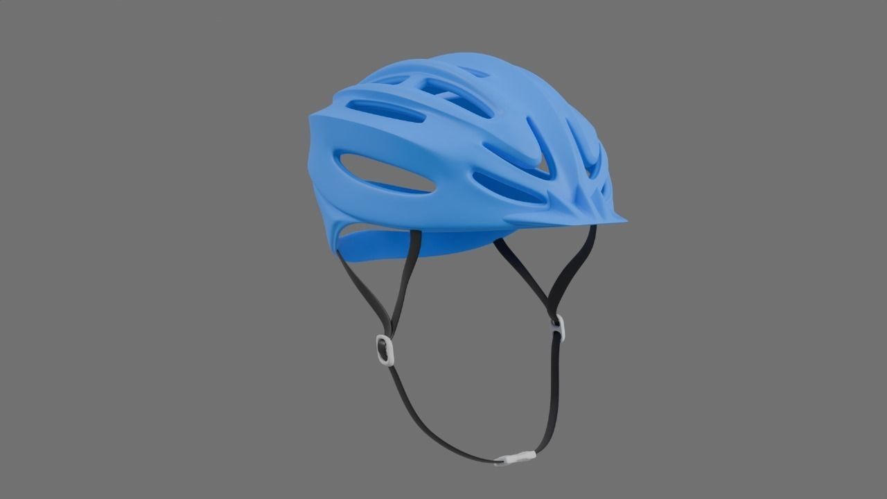 Bicycle helmet  3D model_4