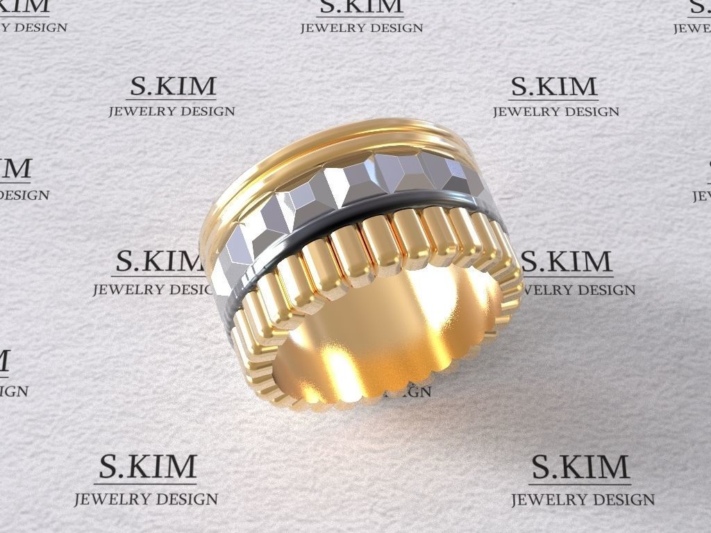 Compound ring 3D print model_1