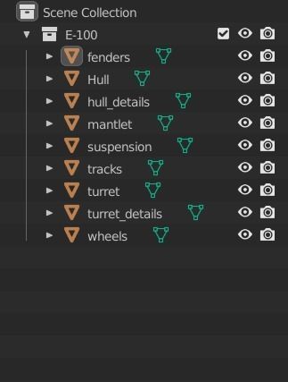 Panzerkampfwagen E-100 3D model_19