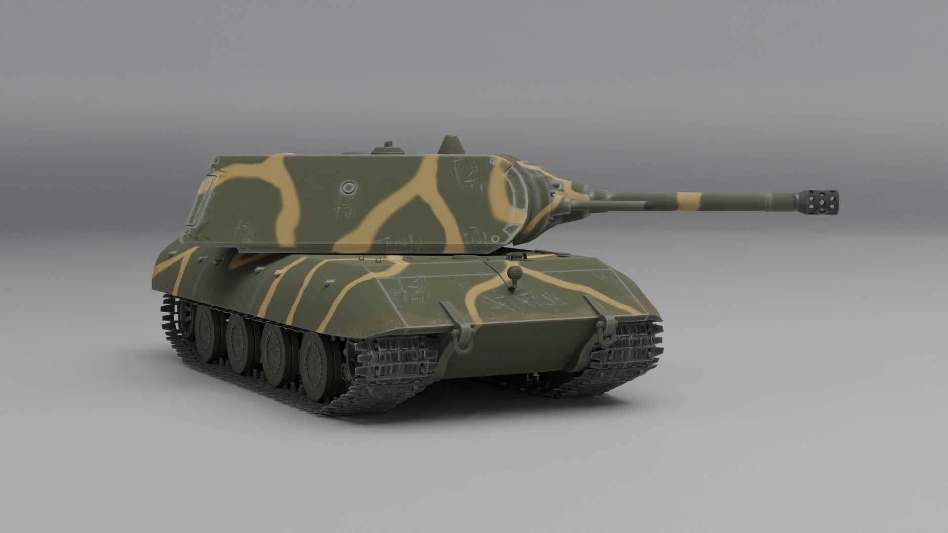 Panzerkampfwagen E-100 3D model_9