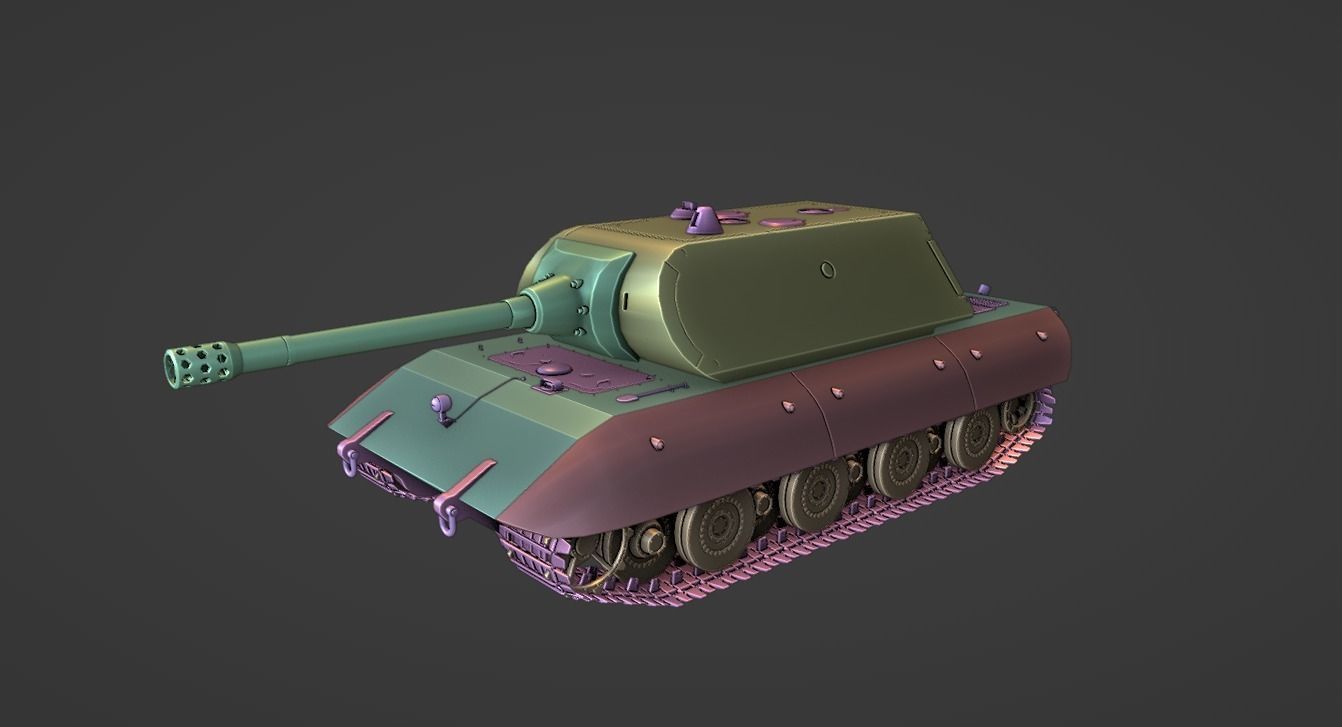 Panzerkampfwagen E-100 3D model_15
