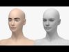 Natural Female 01 T-Pose Base Mesh 3D model_2