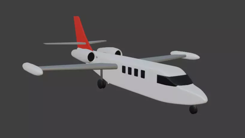 IAI Westwind Low-poly 3D model
