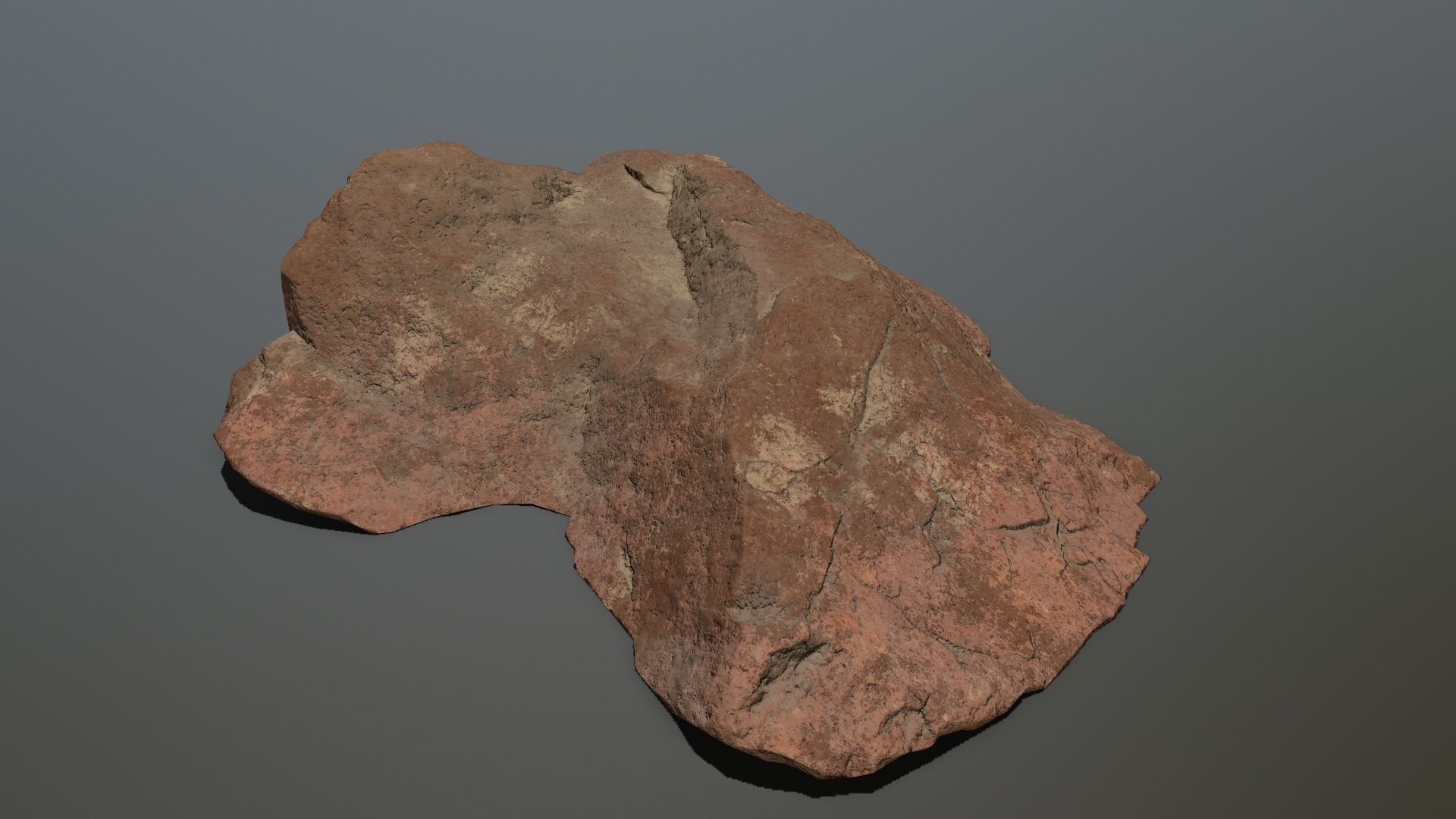 desert rocks Low-poly 3D model_8