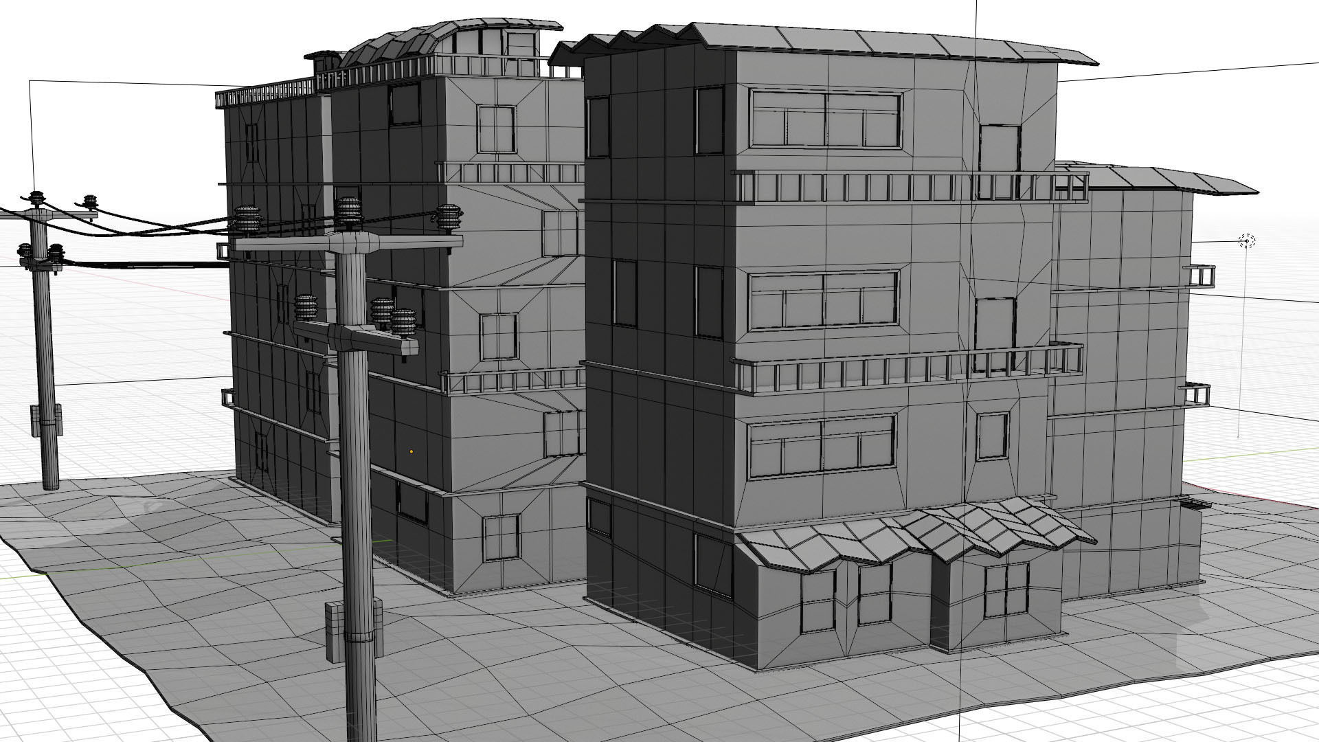 building Low-poly 3D model_7