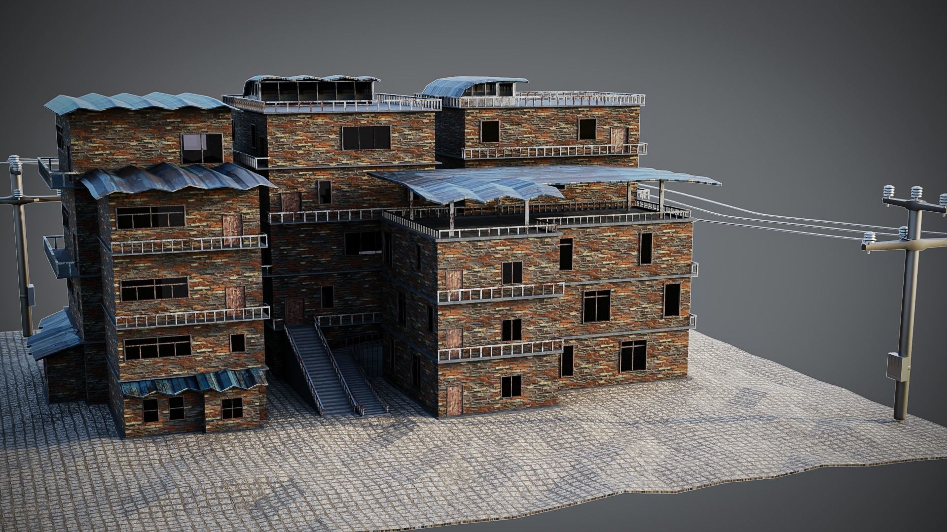 building Low-poly 3D model_3