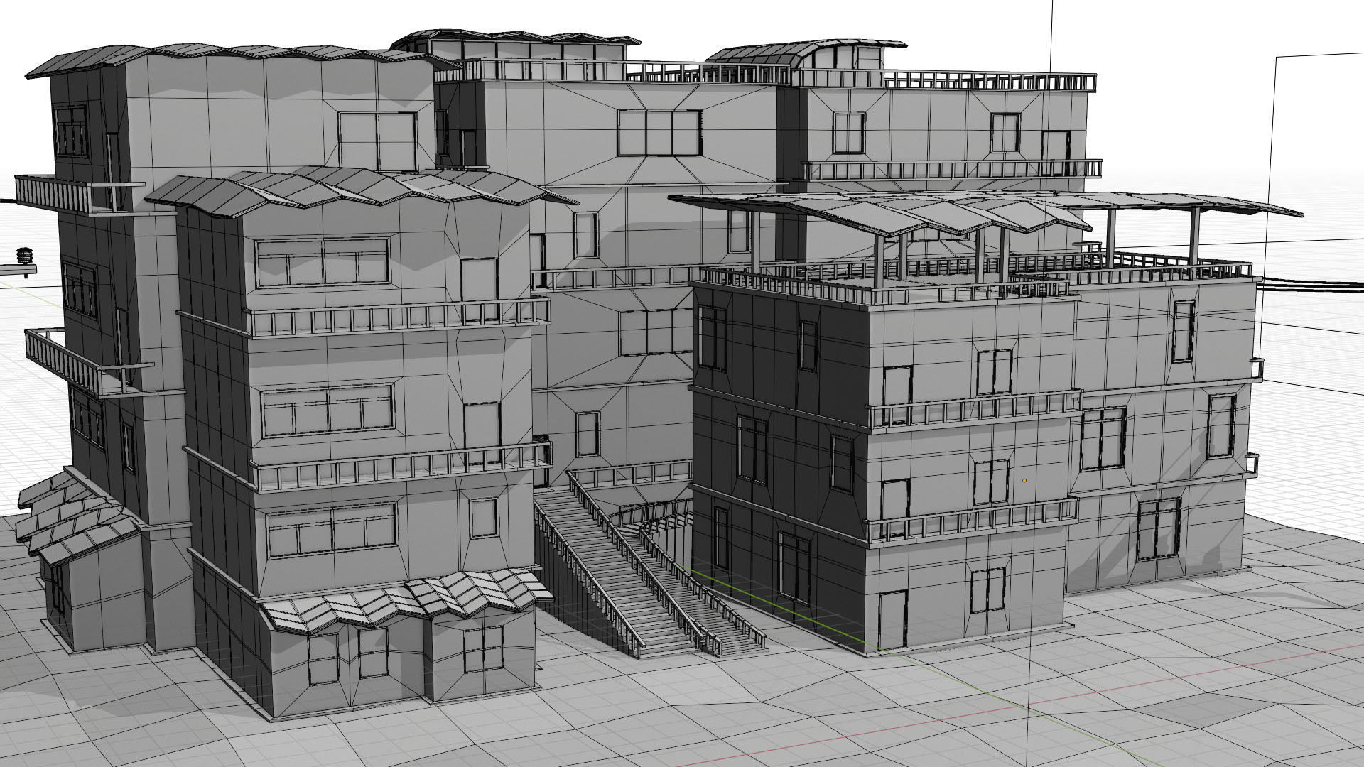 building Low-poly 3D model_6