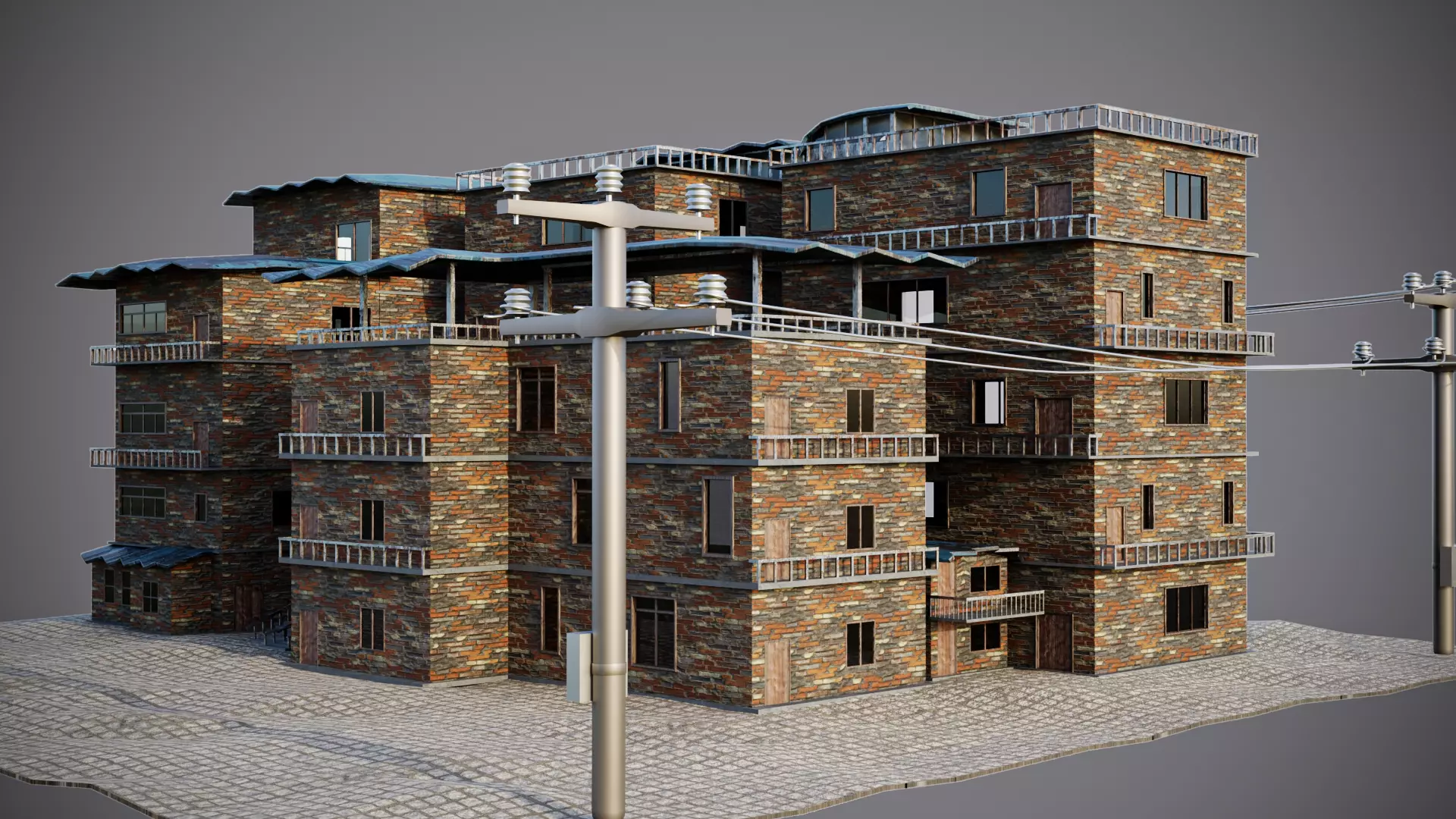 building Low-poly 3D model_0