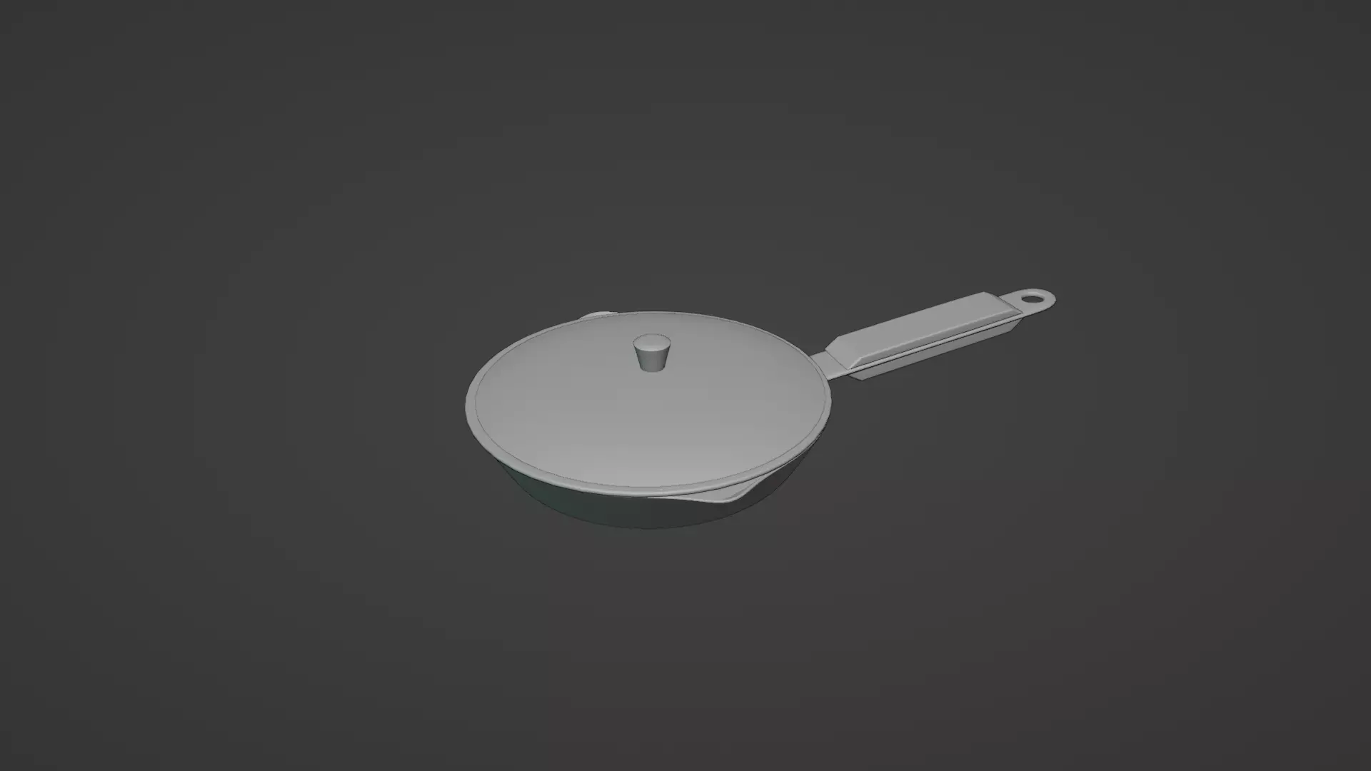 Cooking Pan 3D model_0