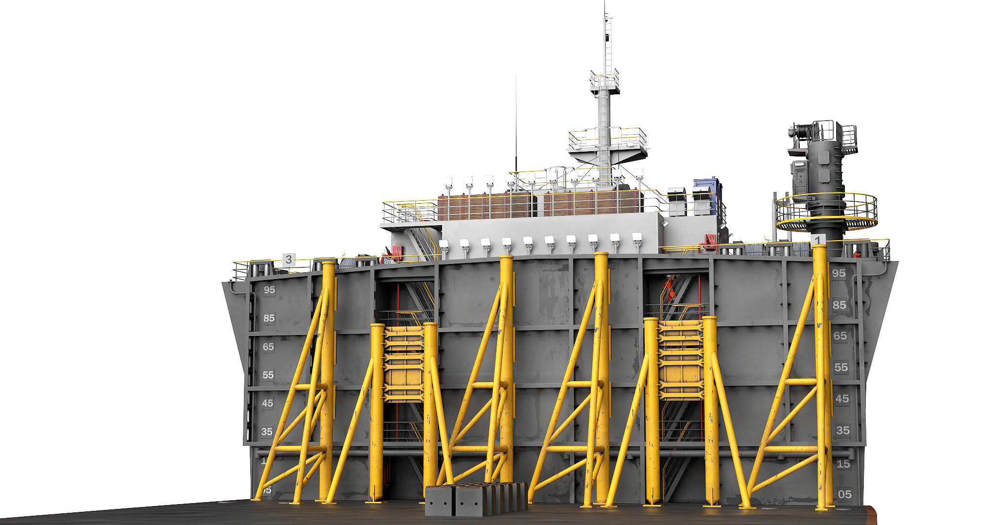 Heavy Load Carrier MV Target 3D model_9