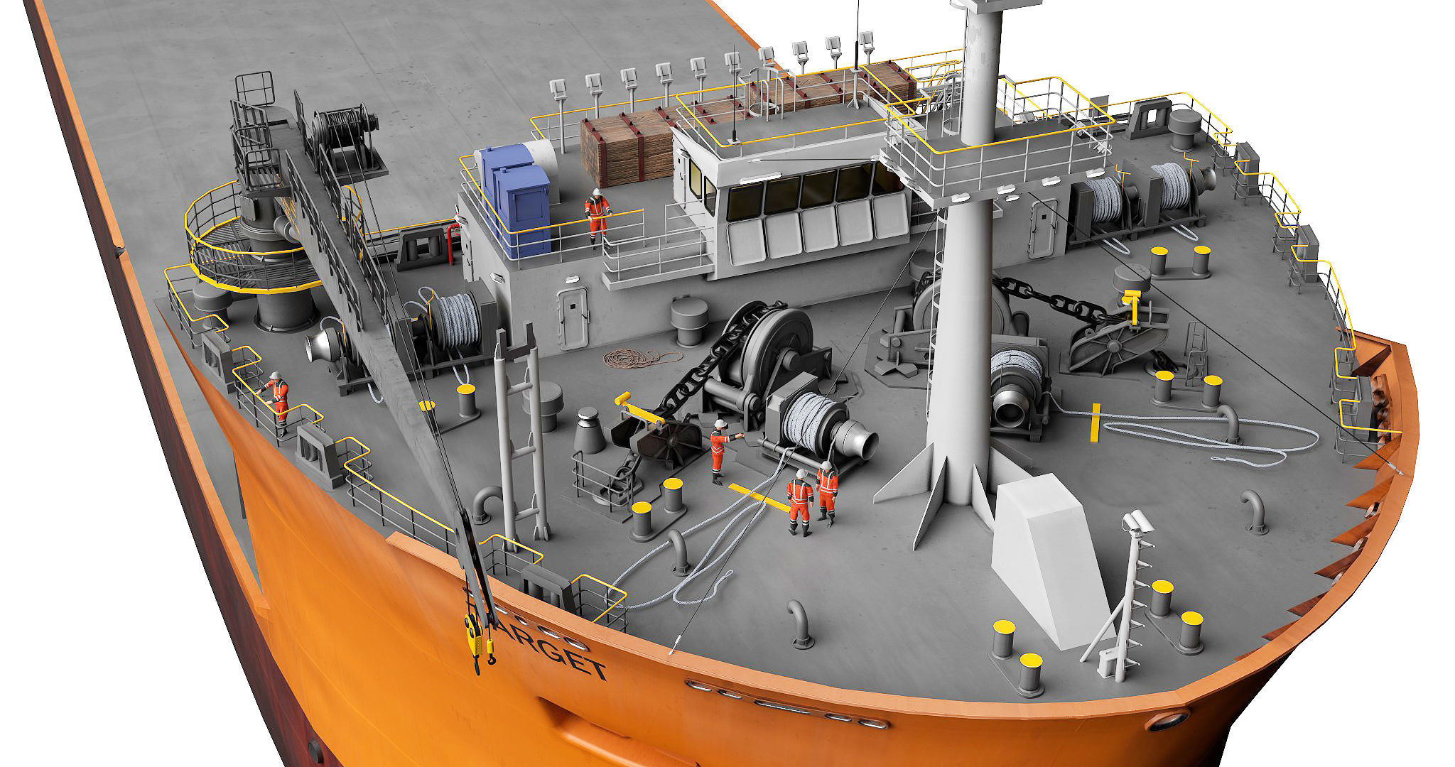 Heavy Load Carrier MV Target 3D model_6