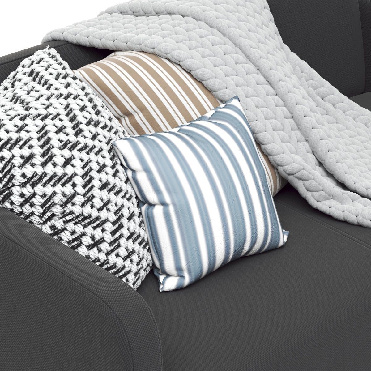 IKEA LINANAS sofa 3D model_4