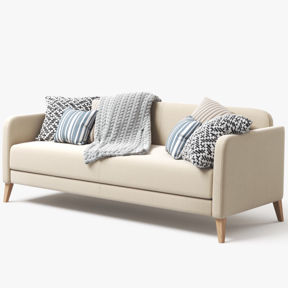 IKEA LINANAS sofa 3D model_8