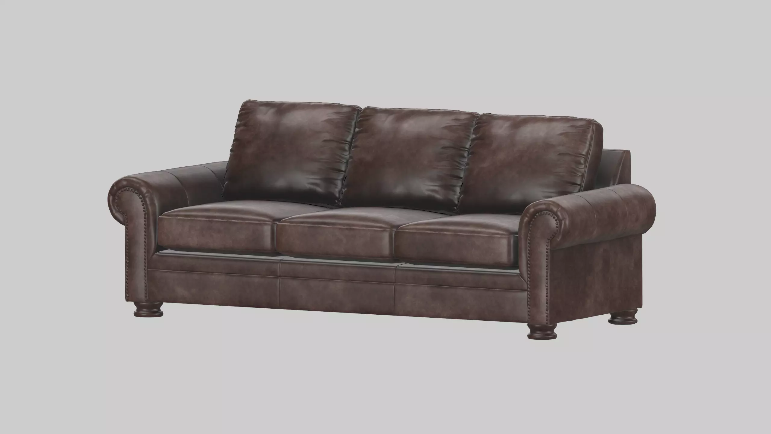 Furniture Sofa Rustic Low-poly 3D model