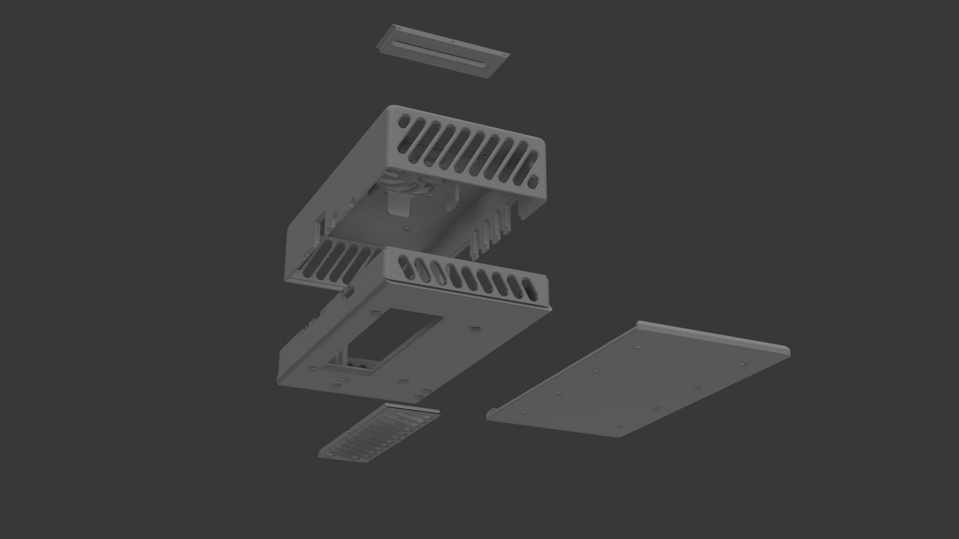 High Quality Orange Pi 5 Plus Case 3D print model_3