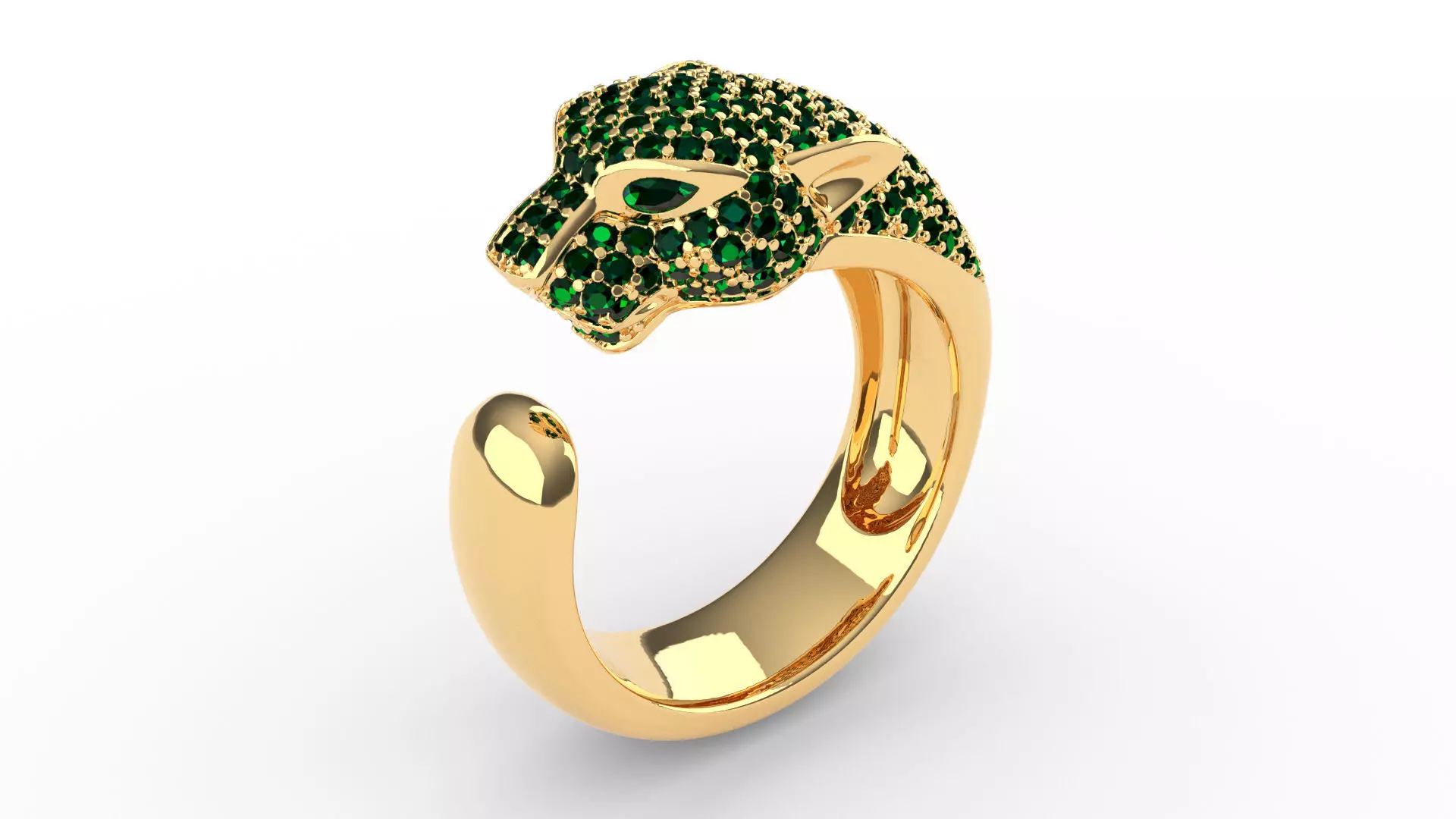 panther ring 3D model