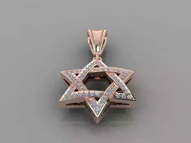 pendant star of David p0026