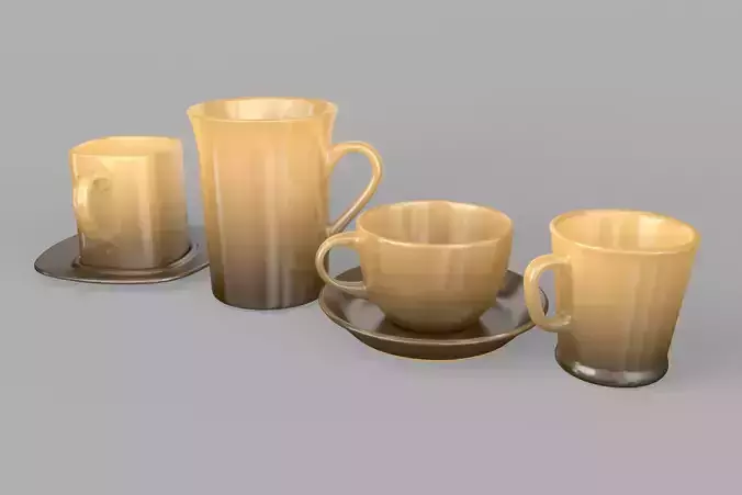 Ceramic Mugs Set 