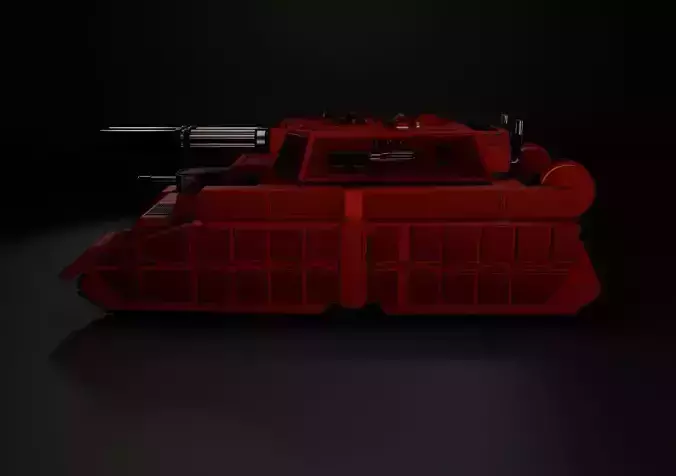 Warhammer40k inspired tank 3D print model