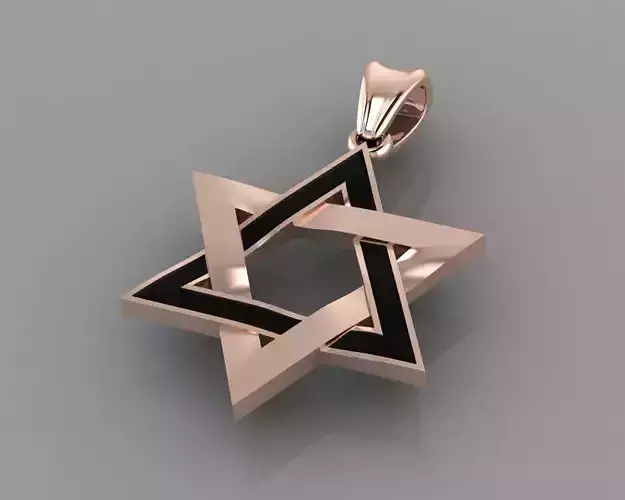 Star of David pendant p0028