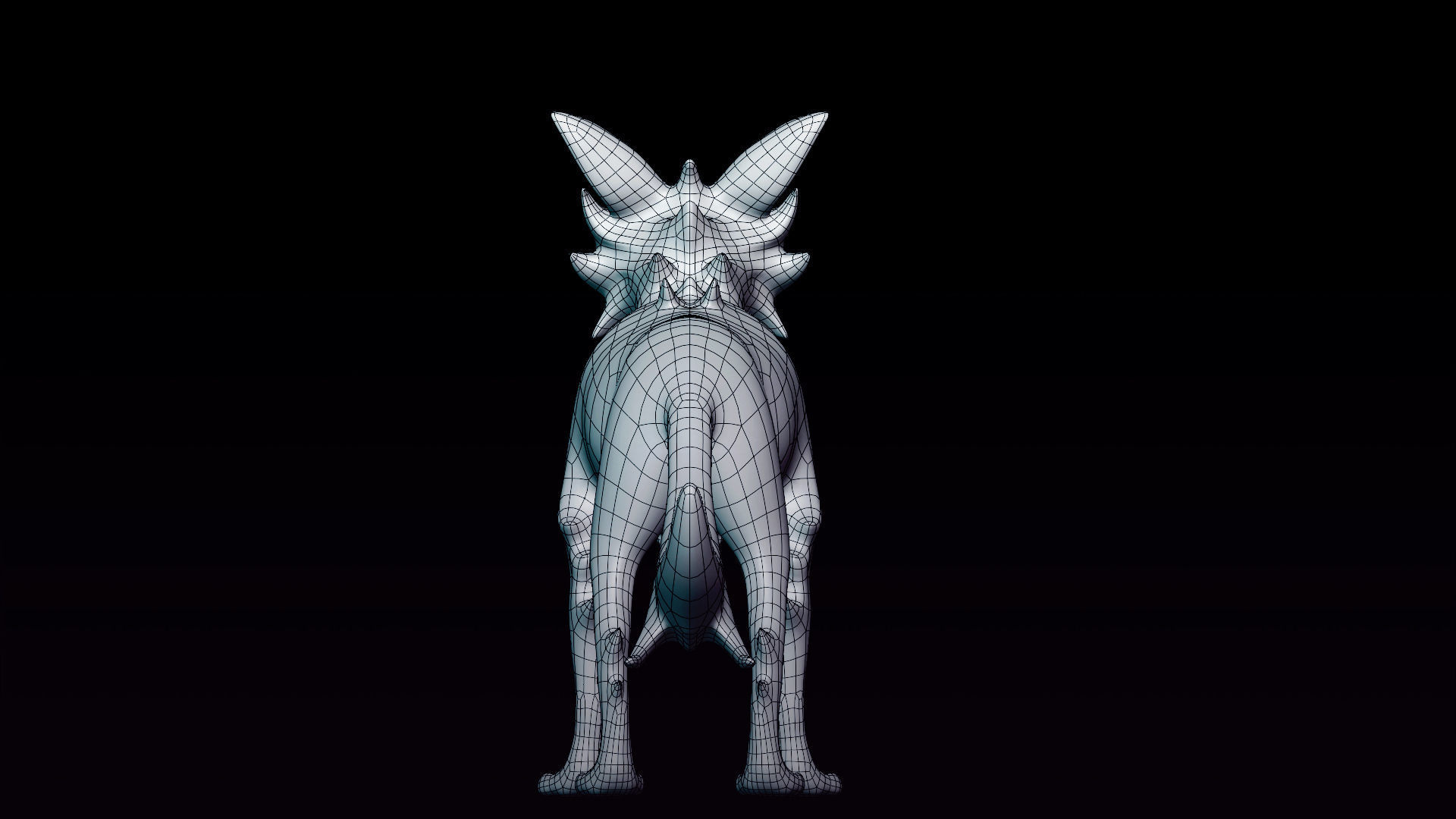 Stylized Cat - AR Ready Rigged Cartoon Character for Blender Low-poly 3D model_11