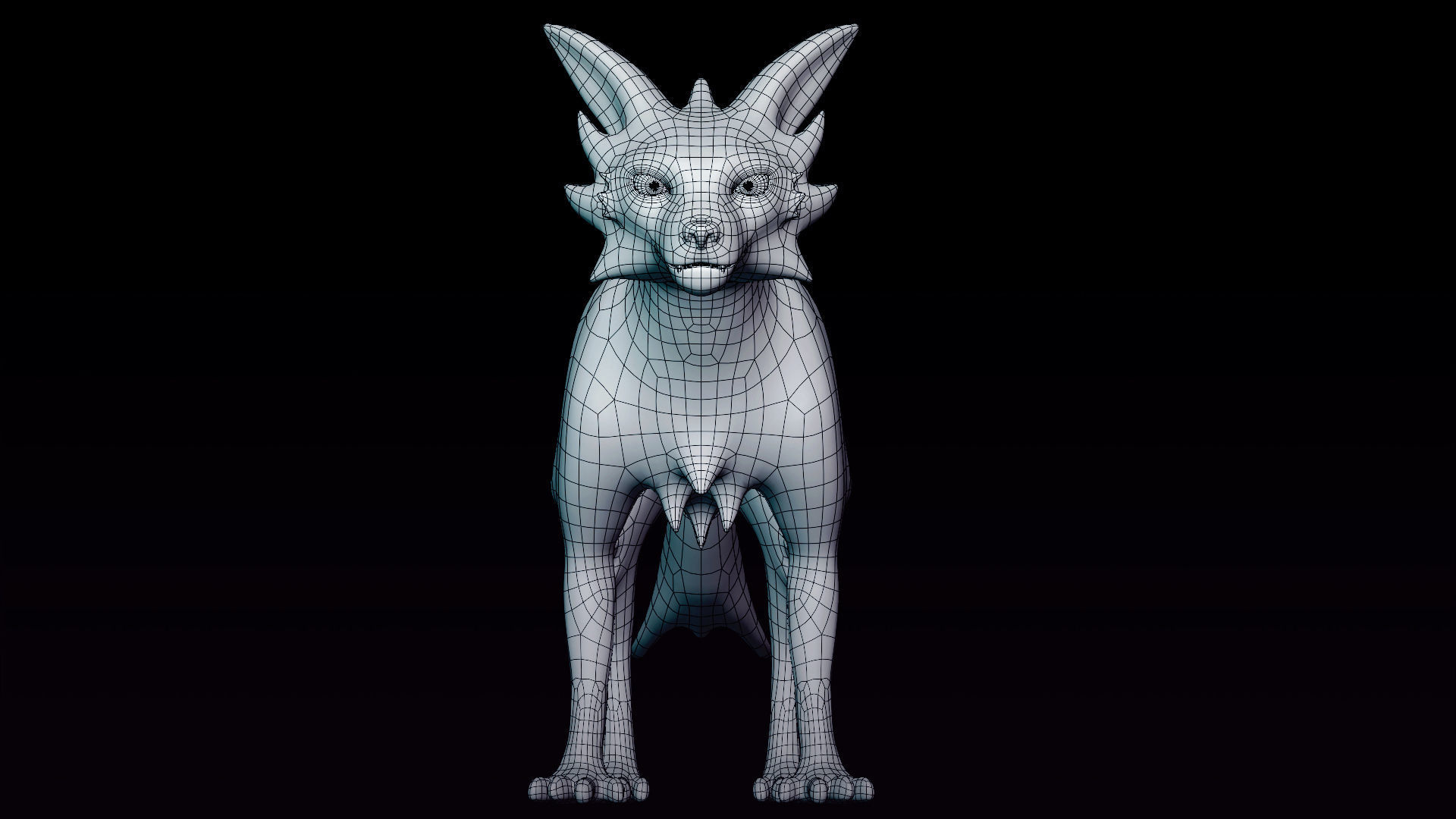 Stylized Cat - AR Ready Rigged Cartoon Character for Blender Low-poly 3D model_12