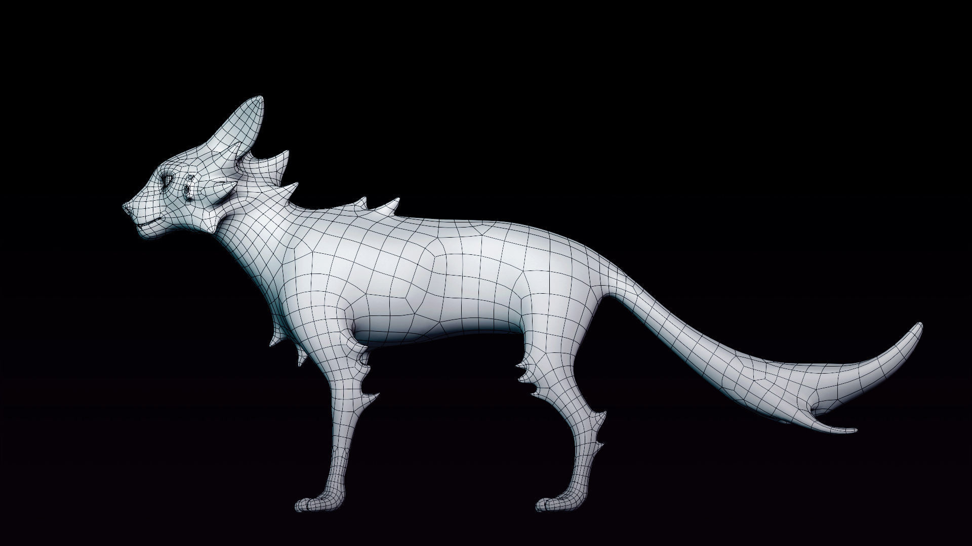 Stylized Cat - AR Ready Rigged Cartoon Character for Blender Low-poly 3D model_10