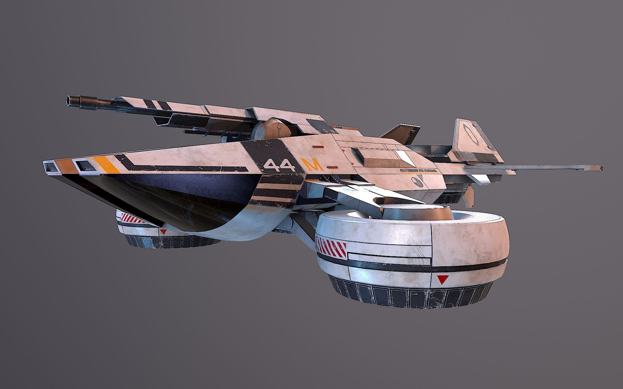 M44 Hammerhead Mass Effect 3D model_5