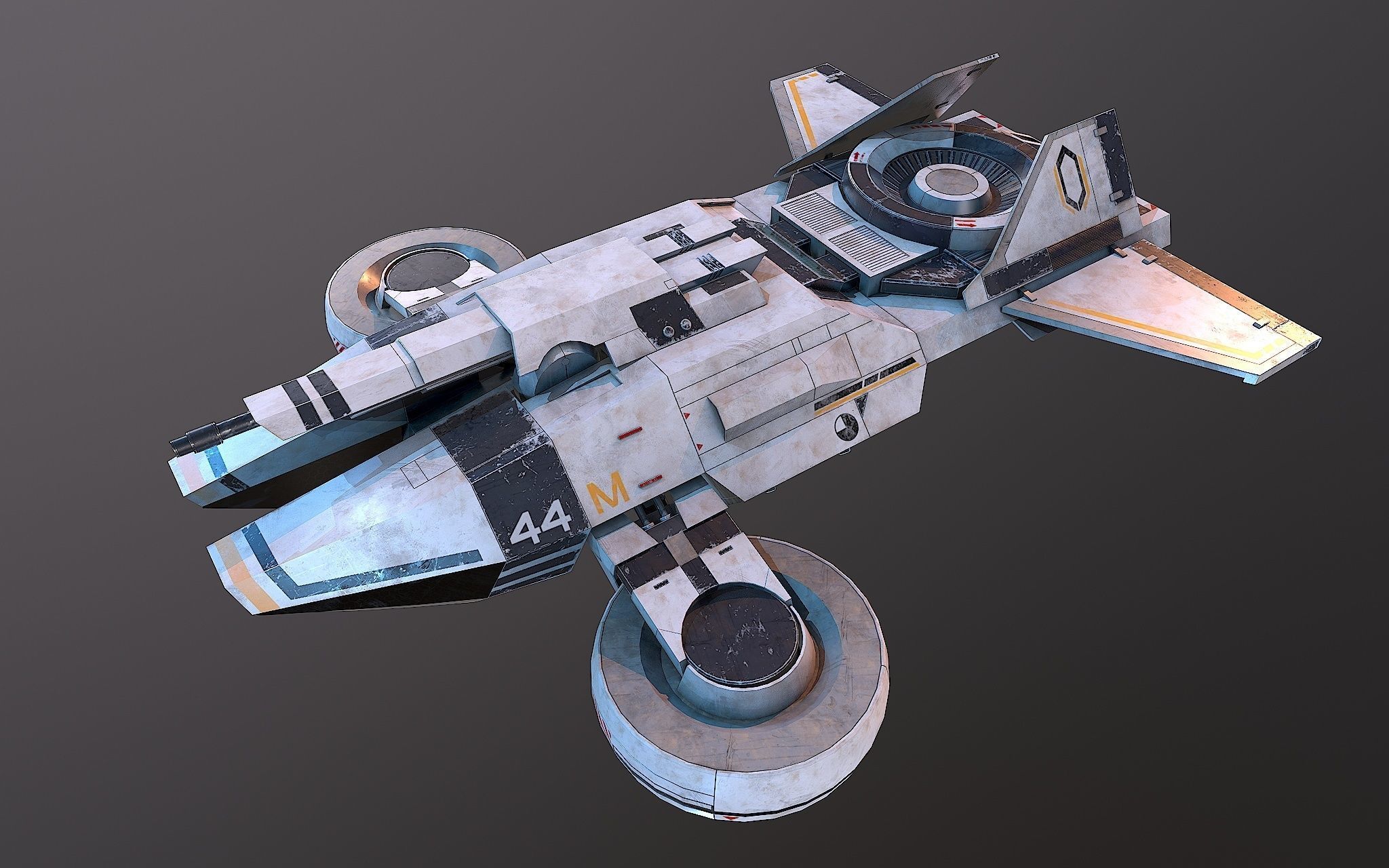 M44 Hammerhead Mass Effect 3D model_6