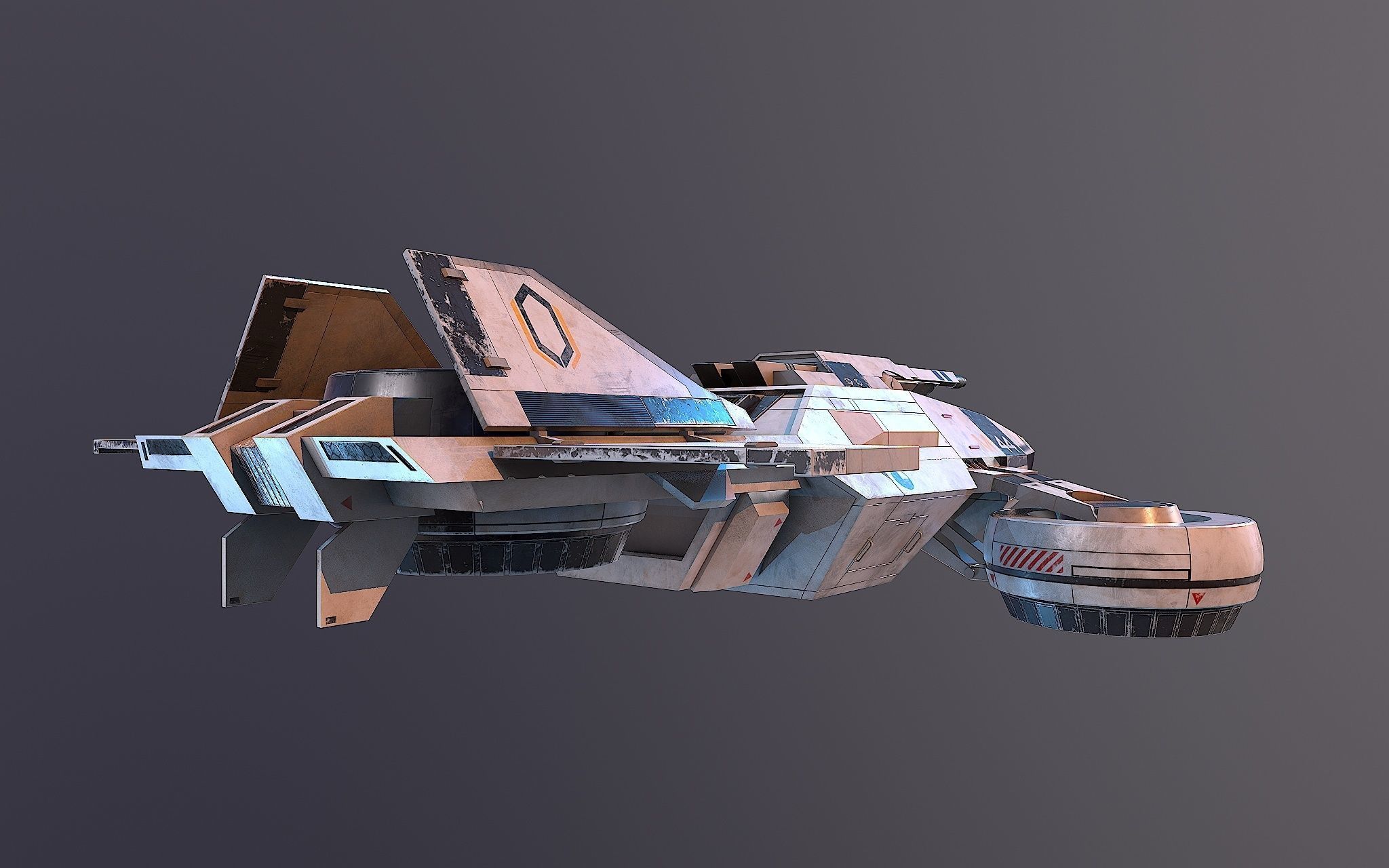 M44 Hammerhead Mass Effect 3D model_3