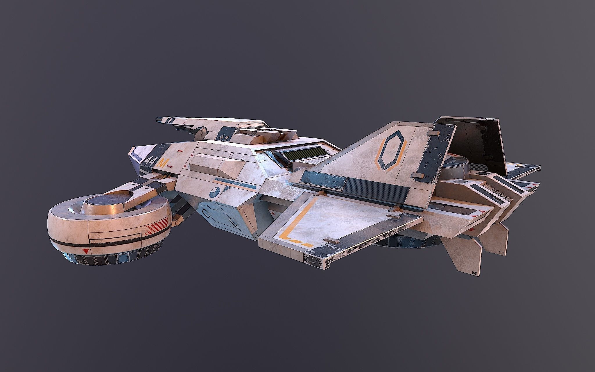 M44 Hammerhead Mass Effect 3D model_4