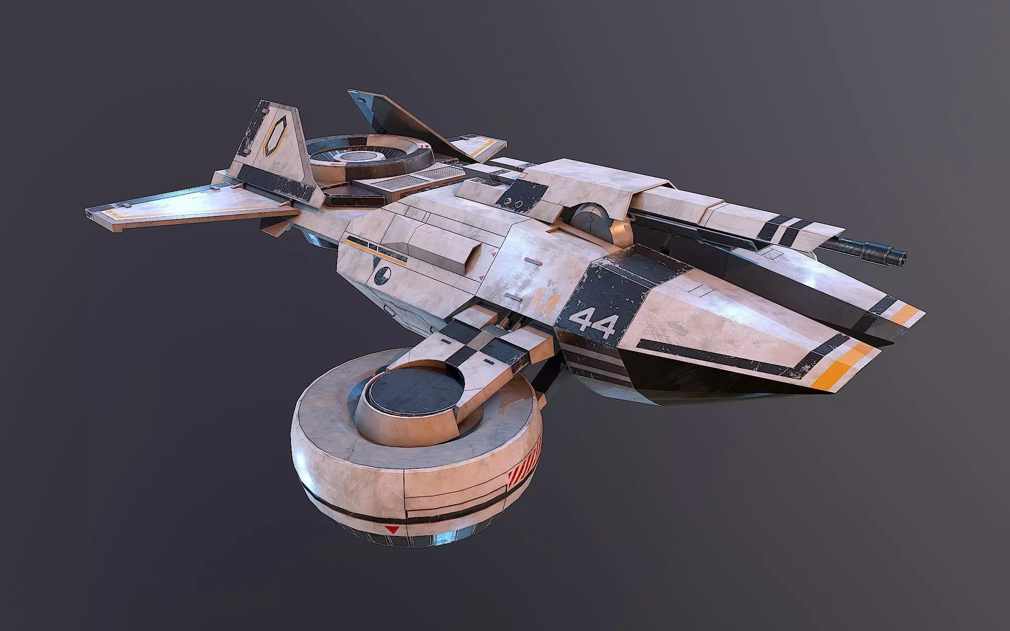 M44 Hammerhead Mass Effect 3D model_0