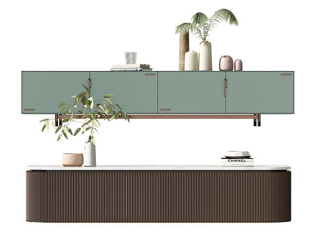 Modern TV Cabinet 3D model