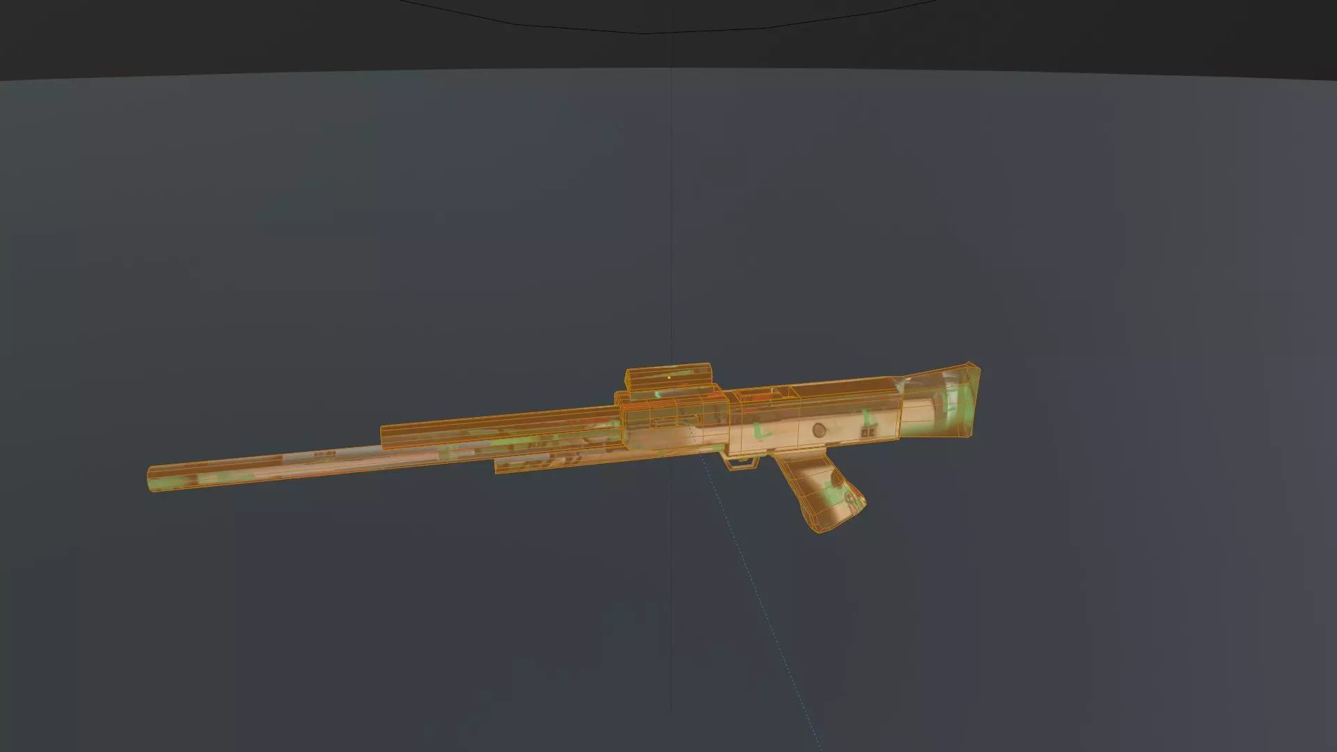 Space Shootgun Low Poly Free low-poly 3D model