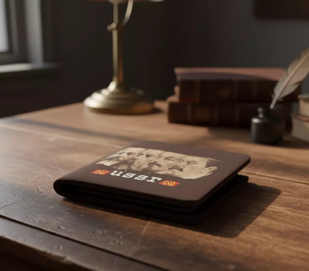 Soviet Union wallet Low-poly 3D model