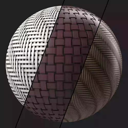 Wicker materials 25- PBR 4k Seamless