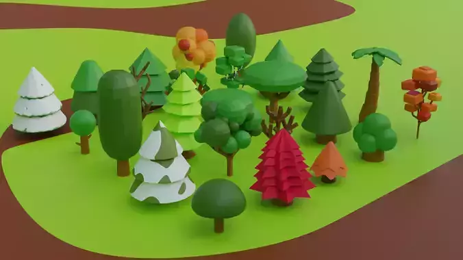 Low Poly Tree Pack