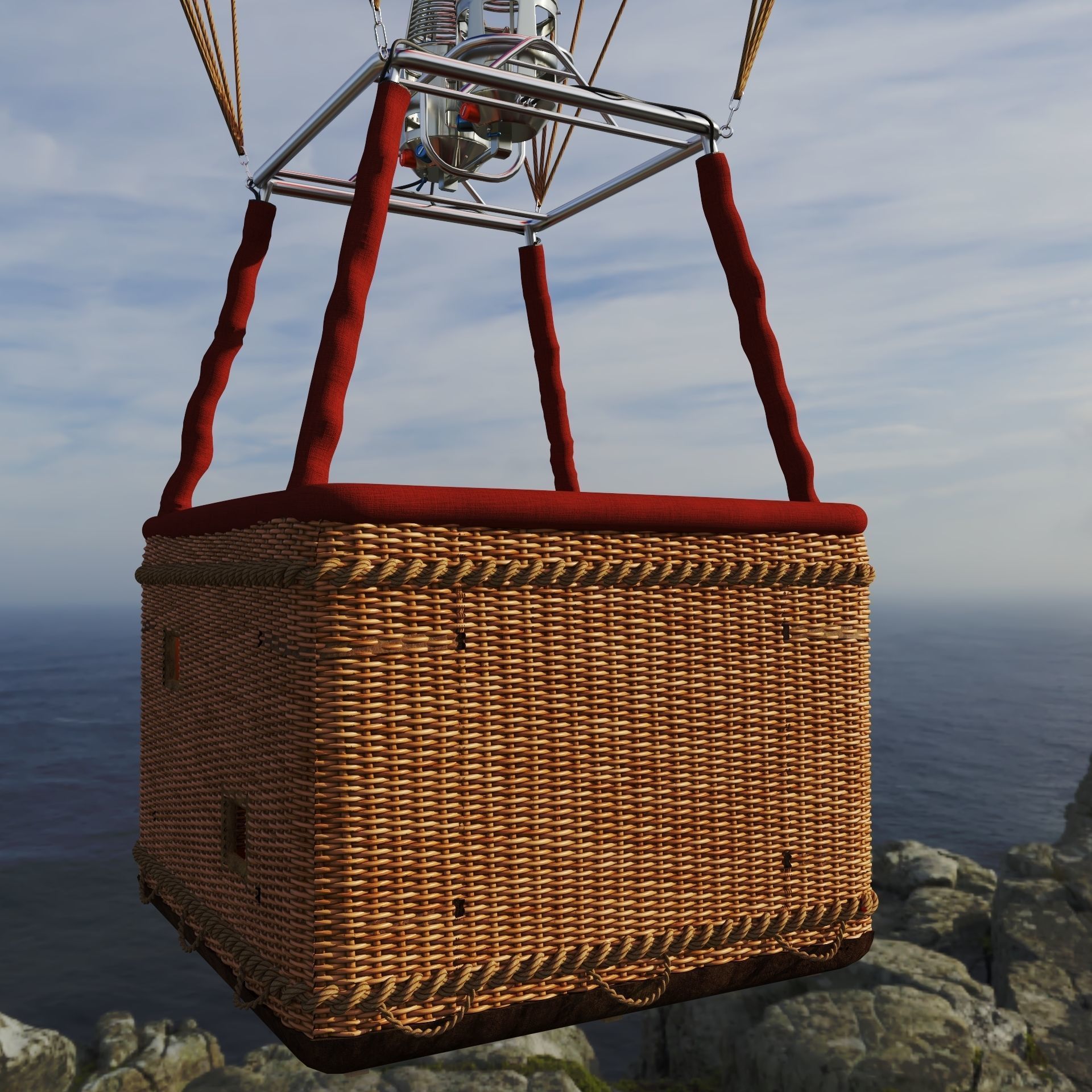 Hot Air Balloon 3D model_5