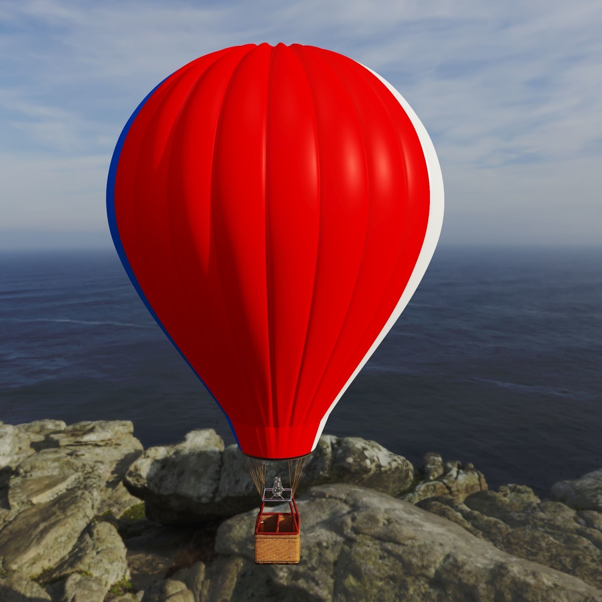 Hot Air Balloon 3D model_15
