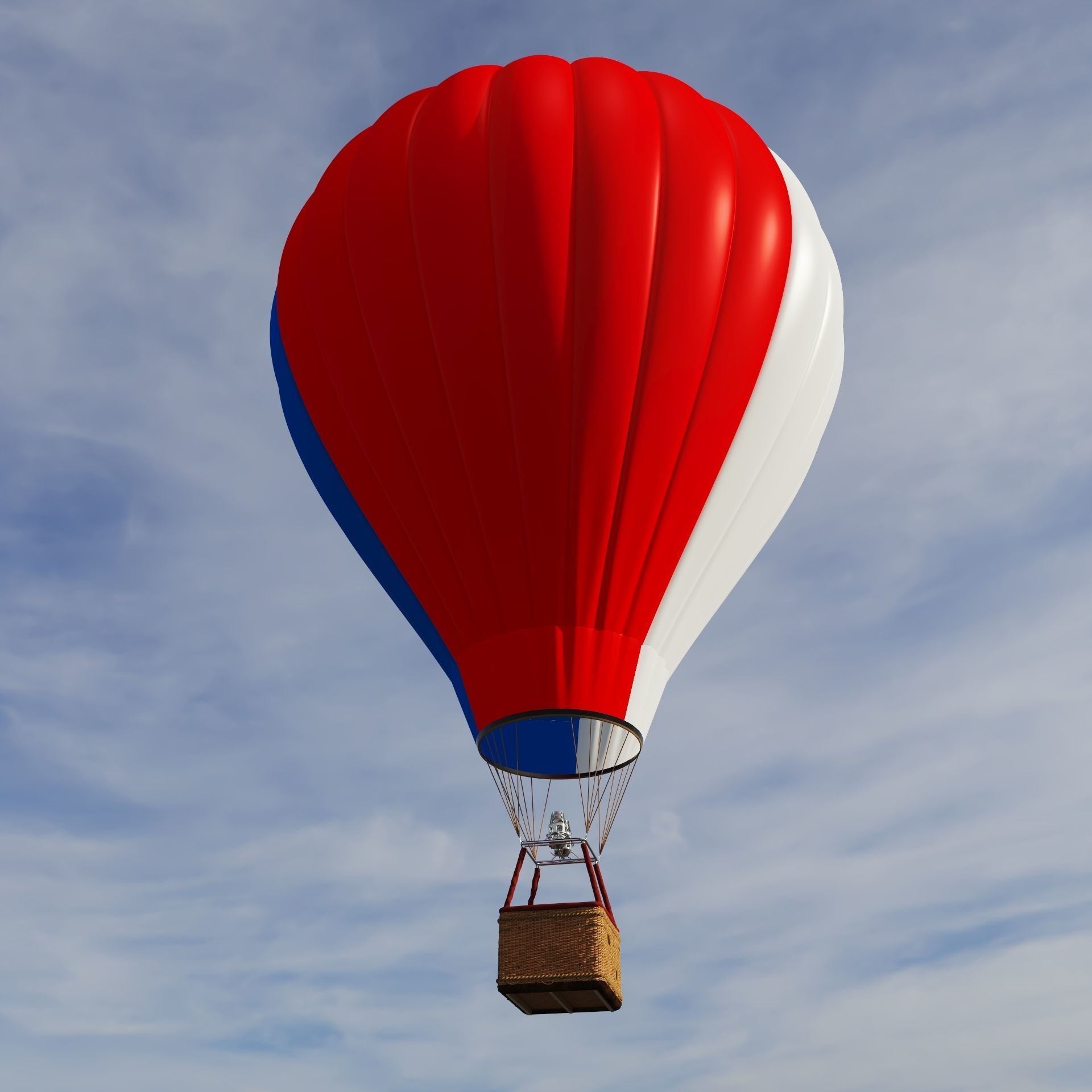Hot Air Balloon 3D model_2