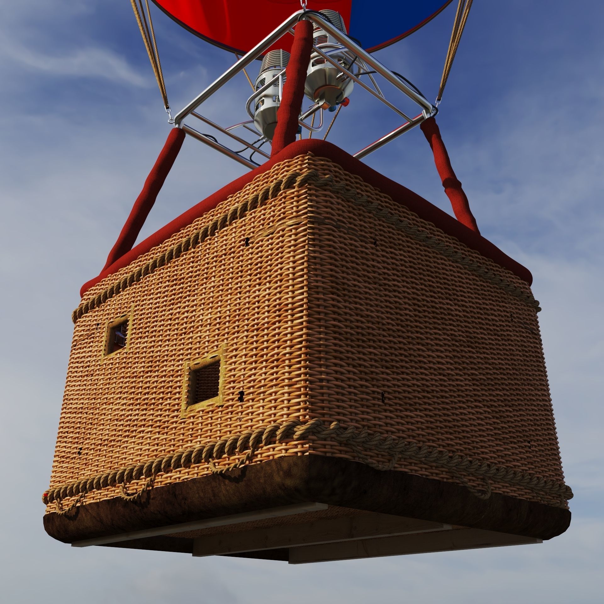 Hot Air Balloon 3D model_7