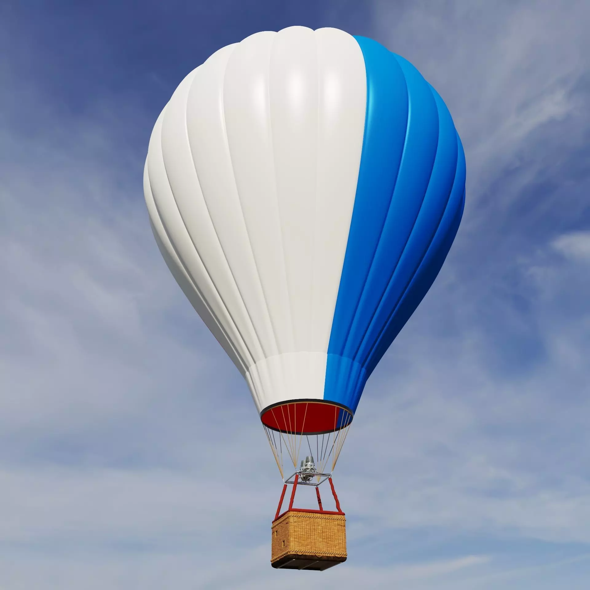 Hot Air Balloon 3D model_0