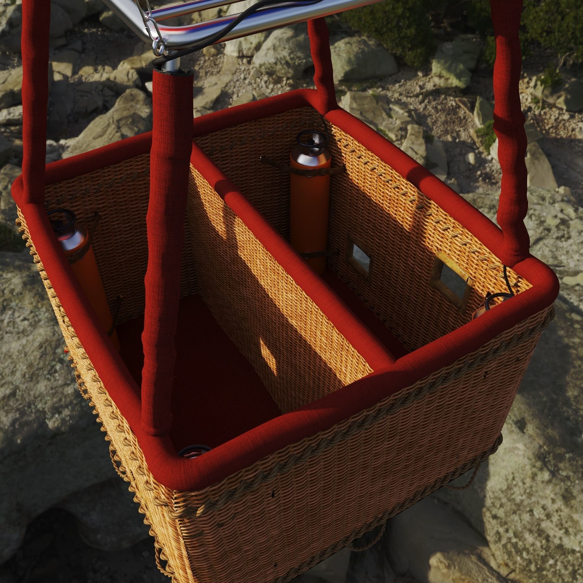 Hot Air Balloon 3D model_9