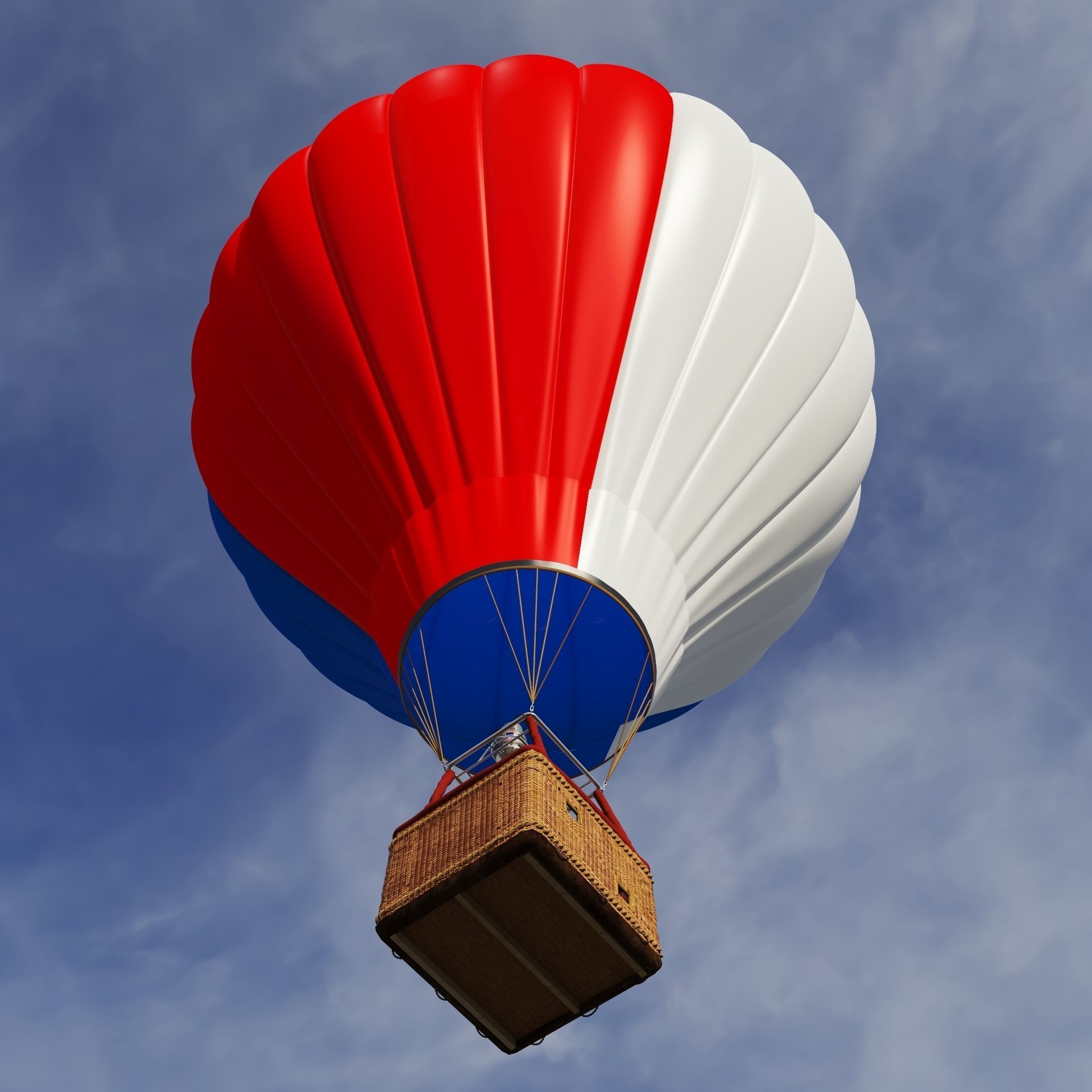 Hot Air Balloon 3D model_6