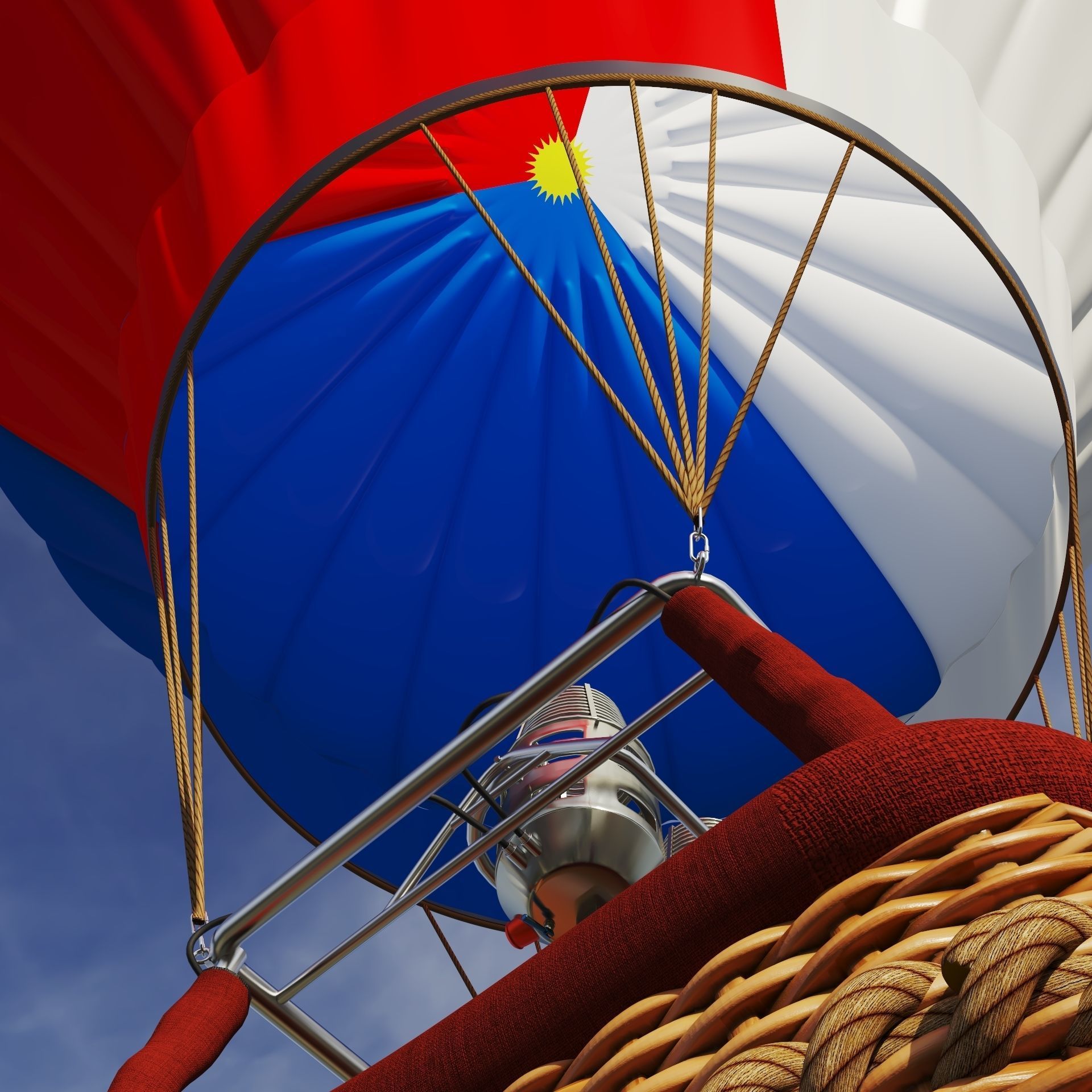 Hot Air Balloon 3D model_11