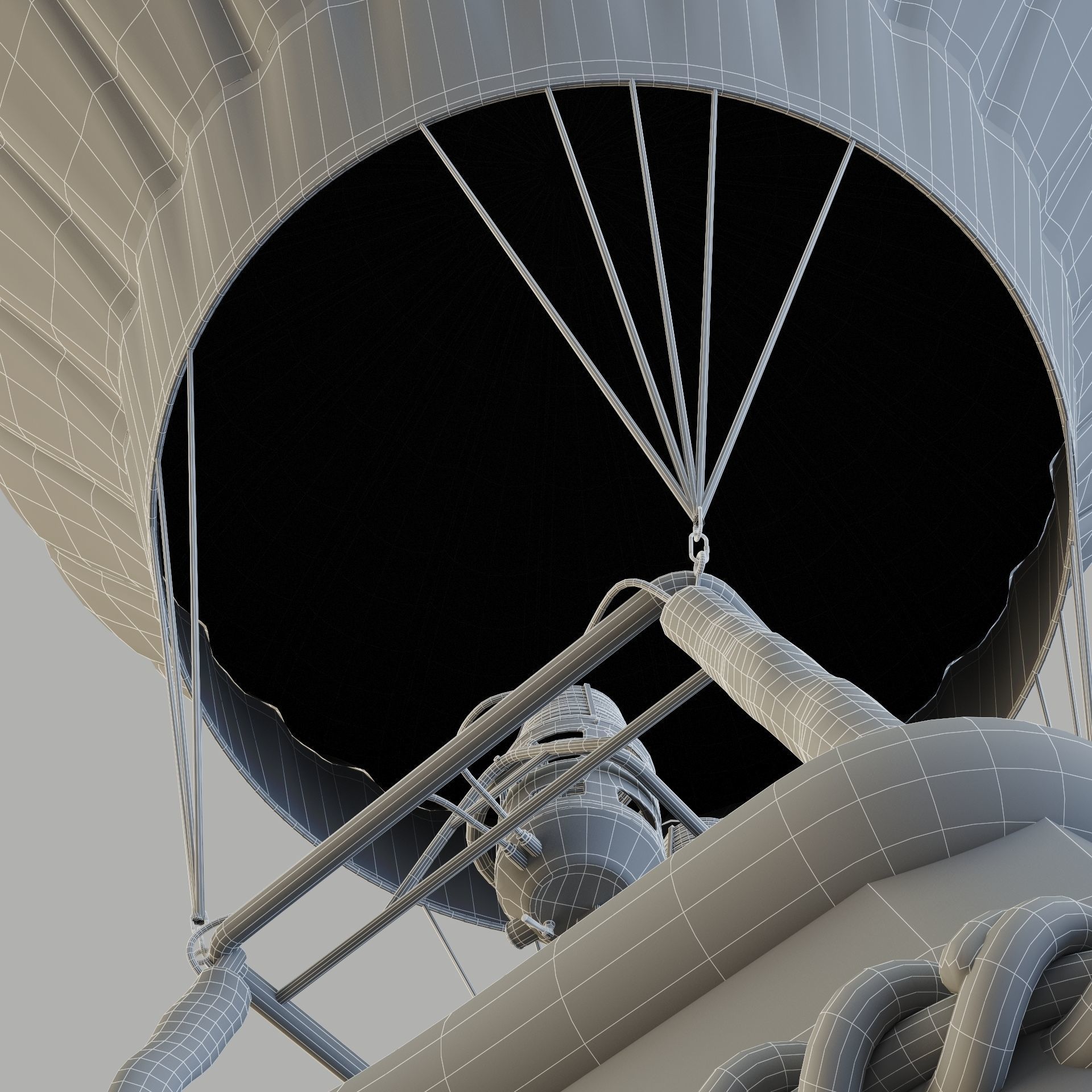 Hot Air Balloon 3D model_27